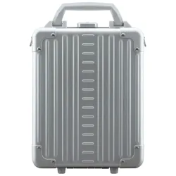 Aleon Aluminum Vertical Aktenkoffer 24 cm Laptopfach Laptoptaschen 1 ct Silber Herren