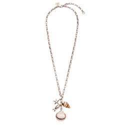 Purelei Ocean Crush Kette 100% Edelstahl Ketten 1 ct Hellbraun