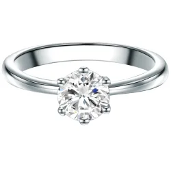 Trilani Ring aus Sterling Silber in silber mit Zirkonia Ringe 1 ct Damen