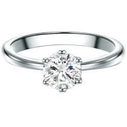 Trilani Ring aus Sterling Silber in silber mit Zirkonia Ringe 1 ct Damen