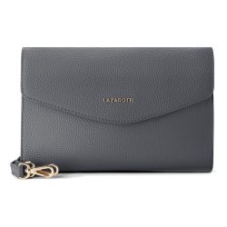 Lazarotti Bologna Leather Clutch Handtaschen 1 ct Grau Damen