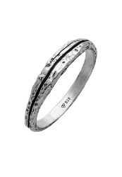 Haze & Glory Bandring - Slider Oxid Finish 925 Silber Ringe 1 ct Herren