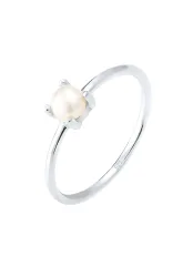 Elli Süsswasserperle Filigran 925 Sterling Silber Ringe 1 ct Damen