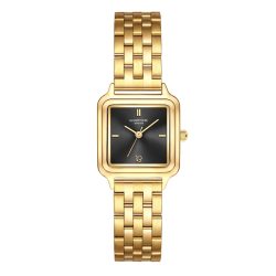 Glanzstücke München Armband-Uhr aus Edelstahl in gelbgold Uhren 1 ct Damen