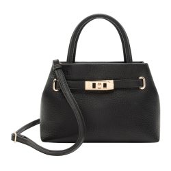 L.CREDI Renate Schultertasche Handtaschen 1 ct Schwarz Damen