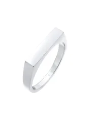 Elli - Ring Eckig Basic, 48mm, Silber