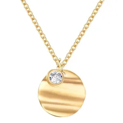 EASTSIDE Halskette Edelstahl Zirkonia in Silber Ketten 1 ct Damen