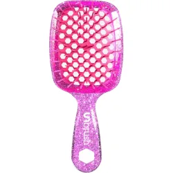 UNbrush Detangling Hair Brush Mini Glitter - Rose Quartz Detangler 1 ct