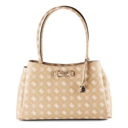 Guess Carrie Schultertasche Handtaschen 1 ct Hellbraun Damen