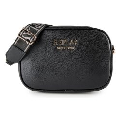 Replay Umhängetasche Handtaschen 1 ct Schwarz Damen