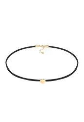 Elli Choker Herz Satinband 925 Silber Ketten 1 ct Damen