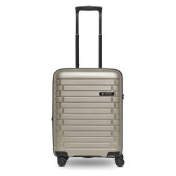 Pactastic Collection 04 THE CABIN + 4 Rollen Kabinentrolley S 55 cm mit Dehnfalte Reisetaschen 1 ct Nude Herren