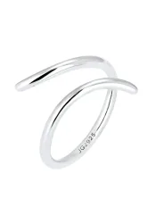 Elli Wickelring Statement Geo Blogger 925 Silber Ringe 1 ct Damen