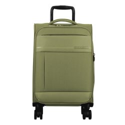 Jump Monthélys 4 Rollen Kabinentrolley 55 cm mit Dehnfalte Reisetaschen 1 ct Grün Herren