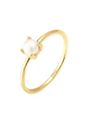 Elli Süsswasserperle Filigran 925 Sterling Silber Ringe 1 ct Damen