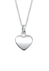 Elli Herz Anhänger 925er Silber Ketten 1 ct Damen