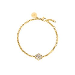 Purelei Flourish Armband 100% Edelstahl Armbänder & Armreife 1 ct Hellbraun Damen