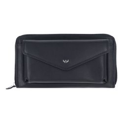 Golden Head Polo Damengeldbörse Portemonnaies 1 ct Schwarz