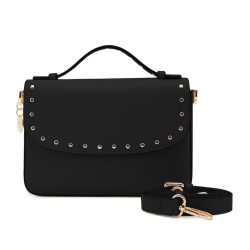 Seidenfelt Senja Handtasche 20 cm Handtaschen 1 ct Schwarz Damen