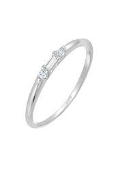 Elli PREMIUM Topas Verlobung Beisteckring 585er Weißgold Ringe 1 ct Damen