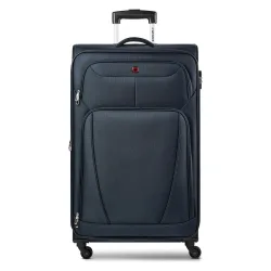 Wenger Beaumont 4-Rollen Trolley XL 87 cm Sondergrösse mit Dehnfalte Koffer & Trolleys 1 ct Schwarz Herren