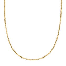 Yokoamii Halskette aus Messing in gelbgold Ketten 1 ct Damen