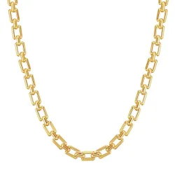 Lulu & Jane Halskette Metall-Legierung in Gelbgold Ketten 1 ct Damen