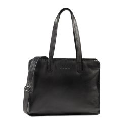 Plevier Power Aktentasche Leder 41.5 cm Laptopfach Laptoptaschen 1 ct Schwarz Damen