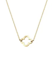 Elli Kleeblatt Glücksbringer Filigran Trend 925 Sterling Silber Ketten 1 ct Damen