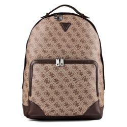 Guess Milano Business-Rucksack 42 cm Laptopfach Reisetaschen 1 ct Hellbraun Herren