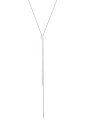 Elli Y-Kette Geo Stab Minimal 925 Silber Ketten 1 ct Damen