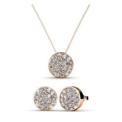 MYC-Paris Rundes Set Schmuck-Set 1 ct Weiss Damen
