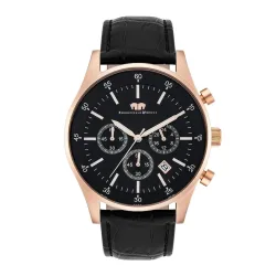 Rhodenwald & Söhne Armband-Uhr Goodwill aus Echtleder in roségold Uhren 1 ct Herren