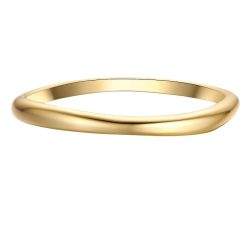 Glanzstücke München Ring aus Sterling Silber in gelbgold Ringe 1 ct Damen