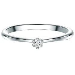 Trilani Ring aus Sterling Silber in silber mit Zirkonia Ringe 1 ct Damen