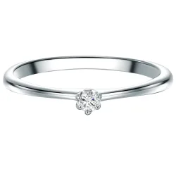 Trilani Ring aus Sterling Silber in silber mit Zirkonia Ringe 1 ct Damen