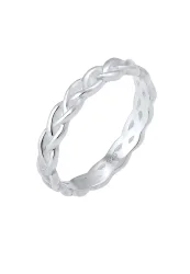 Elli Knoten Twisted Trend Blogger Unendlich 925 Silber Ringe 1 ct Damen