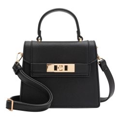 L.CREDI Konstanze Henkeltasche Handtaschen 1 ct Schwarz Damen