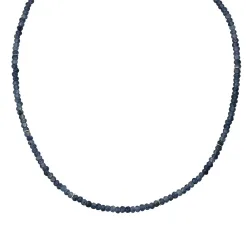 Glanzstücke München Halskette aus Sterling Silber in silber mit Chalcedon Ketten 1 ct Damen