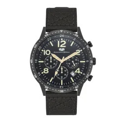 Rhodenwald & Söhne Chronograph Flight Captain in Silber Nylon in Grün Uhren 1 ct Herren