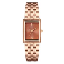 Glanzstücke München Armband-Uhr aus Edelstahl in roségold Uhren 1 ct Damen