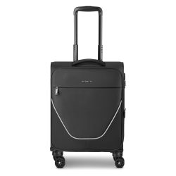 Stratic taska 4-Rollen Kabinentrolley S 55 cm mit Dehnfalte Reisetaschen 1 ct Schwarz Herren