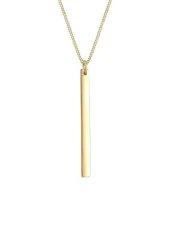 Elli Panzerkette Geo Symbol Stab Layer Cool 925 Silber Ketten 1 ct Damen