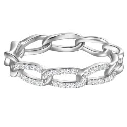 Glanzstücke München Ring Sterling Silber Zirkonia in Silber Ringe 1 ct Damen
