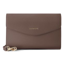 Lazarotti Bologna Leather Clutch Handtaschen 1 ct Pink Damen