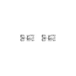 Purelei Pristine Groß Ohrringe 100% Edelstahl 1 ct Grau Damen