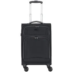 d & n Travel Line 9204 4 Rollen Kabinentrolley 55 cm Reisetaschen 1 ct Schwarz Herren