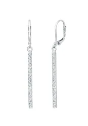 Elli Geo Stab Sparkling 925 Silber, mit Kristallen von Swarovski® Ohrringe 1 ct Damen