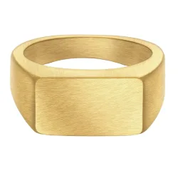 True Rebels Ring aus Edelstahl in gelbgold Herrenschmuck 1 ct Herren