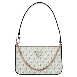 Guess G Wave II Schultertasche Handtaschen 1 ct Weiss Damen